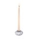 Silver Glass Designer Candle Holder